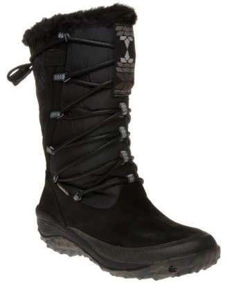 Cushe New Womens Black Alpine Fresh Leather Boots Mid-Calf Pull On