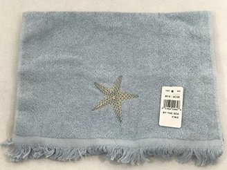 Avanti Linens By The Sea Fingertip Towel, Blue Fog