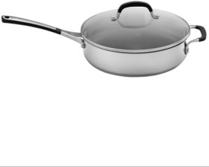 Calphalon CLOSEOUT! Simply Stainless Steel 3 Qt. Covered Saute Pan