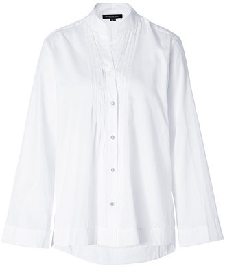 Donna Karan INTIMATES Cotton Pajama Top in White