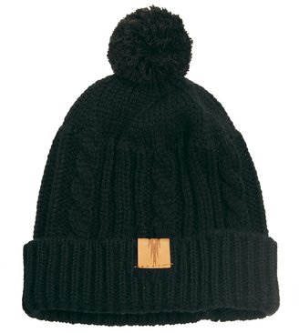 ASOS Tiny Beanie Hat with Bobble in Wool Blend
