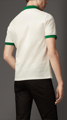 Burberry Mercerised Cotton Polo Shirt