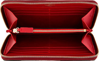 RED Valentino Valentino Red Camo Gold Rockstud Continental Wallet