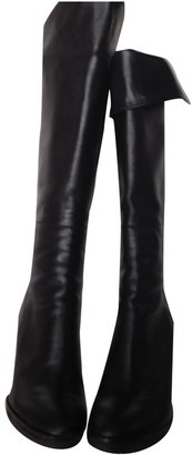 Calvin Klein Black Leather Boots