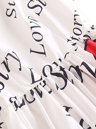 Choies LOVE STORY Print Vest Dress with Couple Kiss
