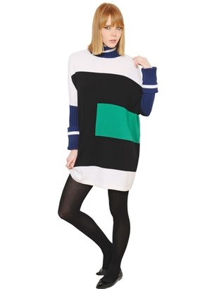 Gianluca Capannolo Mina Wool Turtleneck Sweater Dress