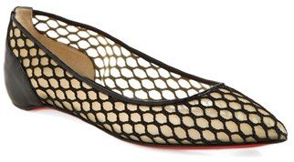 Christian Louboutin 'Pigarersil' Pointy Toe Flat