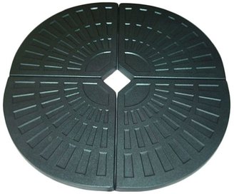 Sunlong Australia Gazebos & Umbrellas Cantilever 4-Piece Umbrella Weight Base Set, Black