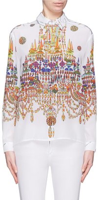 MSGM Jewel print silk shirt