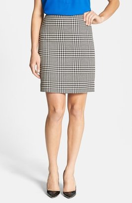 Anne Klein Glen Plaid A-Line Skirt