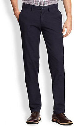 Saks Fifth Avenue Modern-Fit Flat-Front Chinos