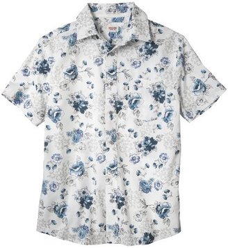 Mossimo Men's Short Sleeve Floral Shirt