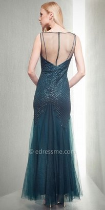 Mignon Trumpet tulle evening gowns