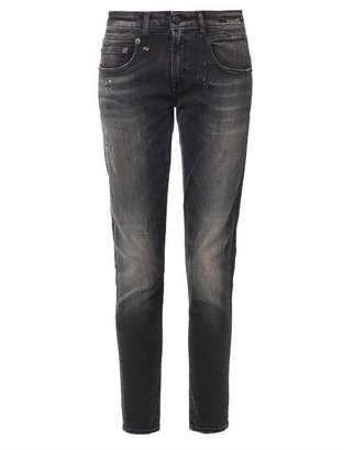 R 13 Distressed mid-rise Boy Skinny jeans