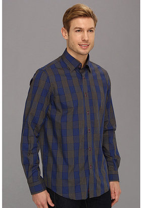 Report Collection L/S Window Pane Check Button Up