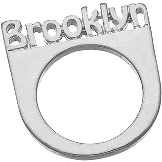 Blu Bijoux Silver Brooklyn Ring
