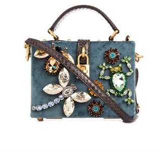 Dolce & Gabbana Miss Dolce velvet shoulder bag