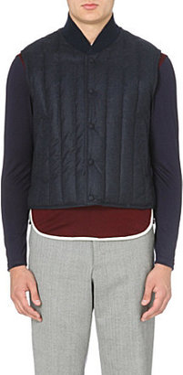 Thom Browne Down-filled cashmere-panel gilet - for Men
