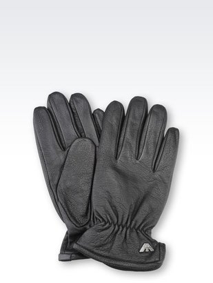 Armani Jeans Leather Glove