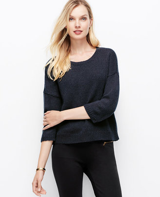 Ann Taylor Cozy Cropped Pullover
