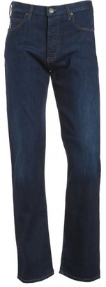 Armani Jeans Dark Rinse J21 Regular Fit Jeans