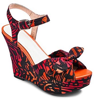 Anna Scholz Printed Wedge E Fit