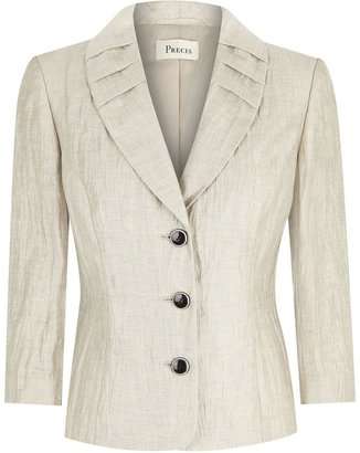 House of Fraser Precis Petite Oyster crinkle jacket