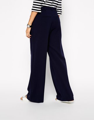 ASOS Wide Leg Pants with Piping
