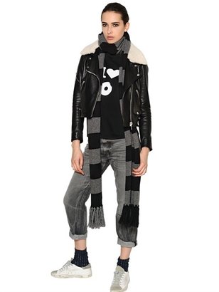 Golden Goose Deluxe Brand - Nappa Leather And Shearling Jacket