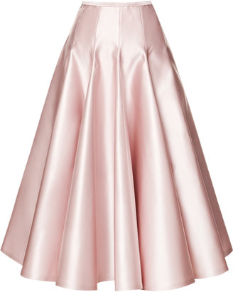Rochas Duchesse Satin A-Line Skirt