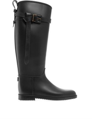 Burberry Belted equestrian rain boots