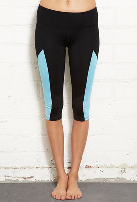 Forever 21 Colorblocked Performance Capris