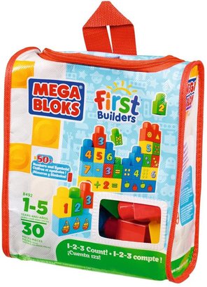 Mega Bloks Megabloks First Builders 1-2-3 Count Bag