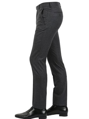 Z Zegna 2264 18cm Wool Flannel Trousers