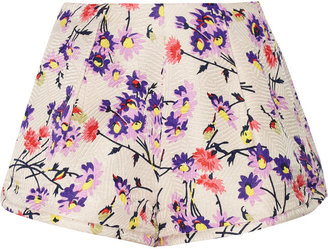 Jill Stuart Claudia floral-print cloqué shorts