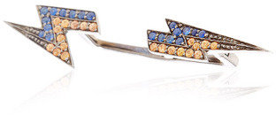 RUNA Storm Single Stud Earring With Yellow And Blue Sapphires