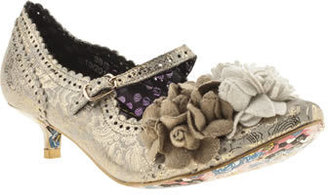 Irregular Choice womens stone miss low paisley floral low heels