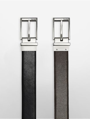 Calvin Klein Pebbled Leather Reversible Belt