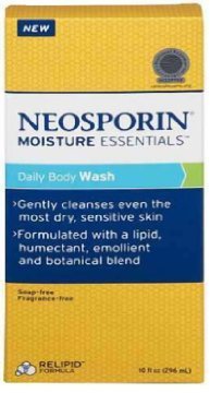 Neosporin Moisture Essentials Daily Body Wash, 10 Ounces (Pack of 2)