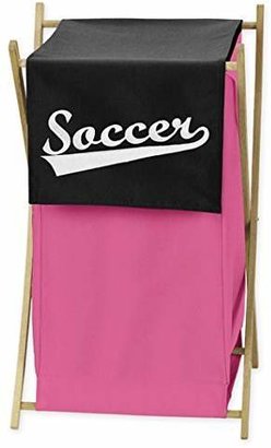 JoJo Designs Sweet Baby and Kids Clothes Girls Soccer Laundry Hamper