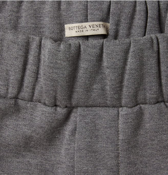 Bottega Veneta Fleece-Backed Cotton and Wool-Blend Sweat Pants