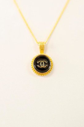 Recycled Vintage Couture Chanel Button Necklace