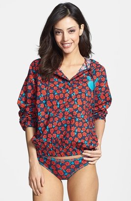 Marc by Marc Jacobs 'Maysie Floral' Hooded Cover-Up Jacket