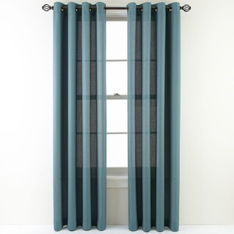 Martha Stewart MarthaWindowTM Provence Weave Grommet-Top Curtain Panel