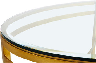 Lillian August Fine Furniture Leila Oval Coffee Table, Gold