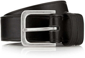 Topman Black Faux Leather Belt