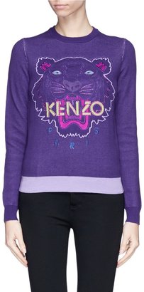 Kenzo Tiger embroidery sweatshirt