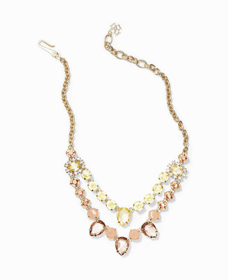 Ann Taylor Spritz Citrus Stone Double Strand Necklace
