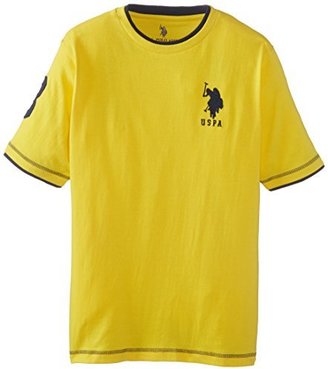 U.S. Polo Assn. Big Boys' Double Crew Jersey T-Shirt