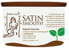 Satin Smooth Professional Organic Soy Wax 14 Oz.